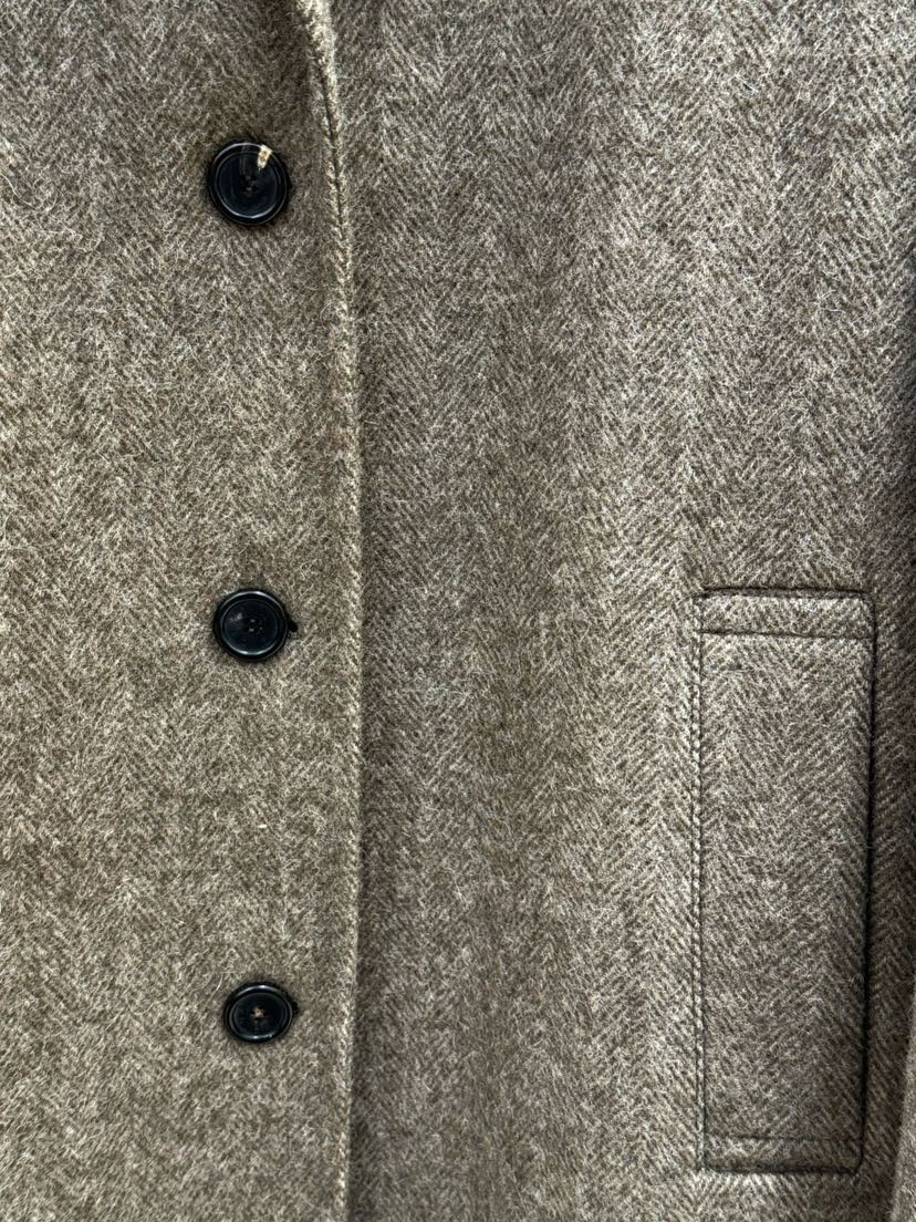 EDIT韓國代購㊣女裝新款25秋冬熱賣人氣時尚休閑中長款大衣EDIT中長款大衣