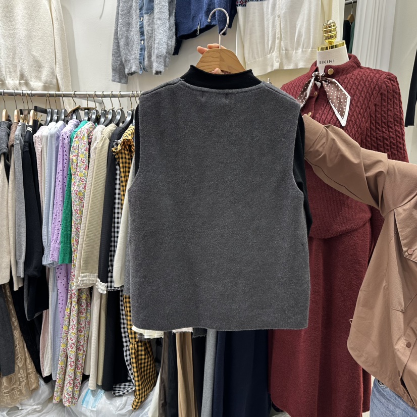 BIKINI東大門㊣直郵女裝新品25秋冬時尚休閑套裝不含腰帶套裝BIKINI套裝