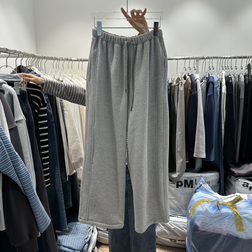 STORIES東大門㊣直郵女士新品休閑熱賣職業推薦時尚休閑褲加絨STORIES休閑褲圖色1