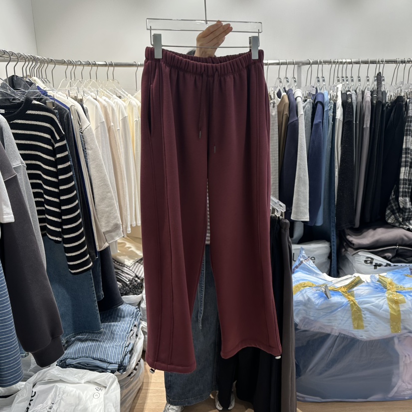 STORIES東大門㊣直郵女士新品休閑熱賣職業推薦時尚休閑褲加絨STORIES休閑褲圖色2