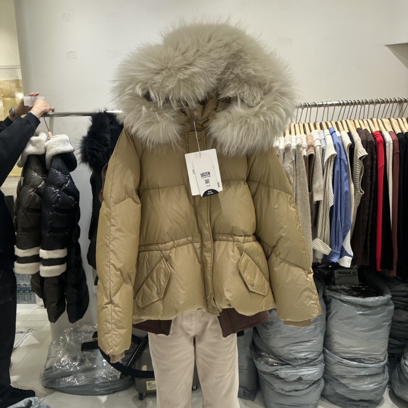 BLUEI-D東大門㊣代購女裝新款真品推薦人氣職業短款羽絨服Blue i-d/N SHARP短款羽絨服圖色3