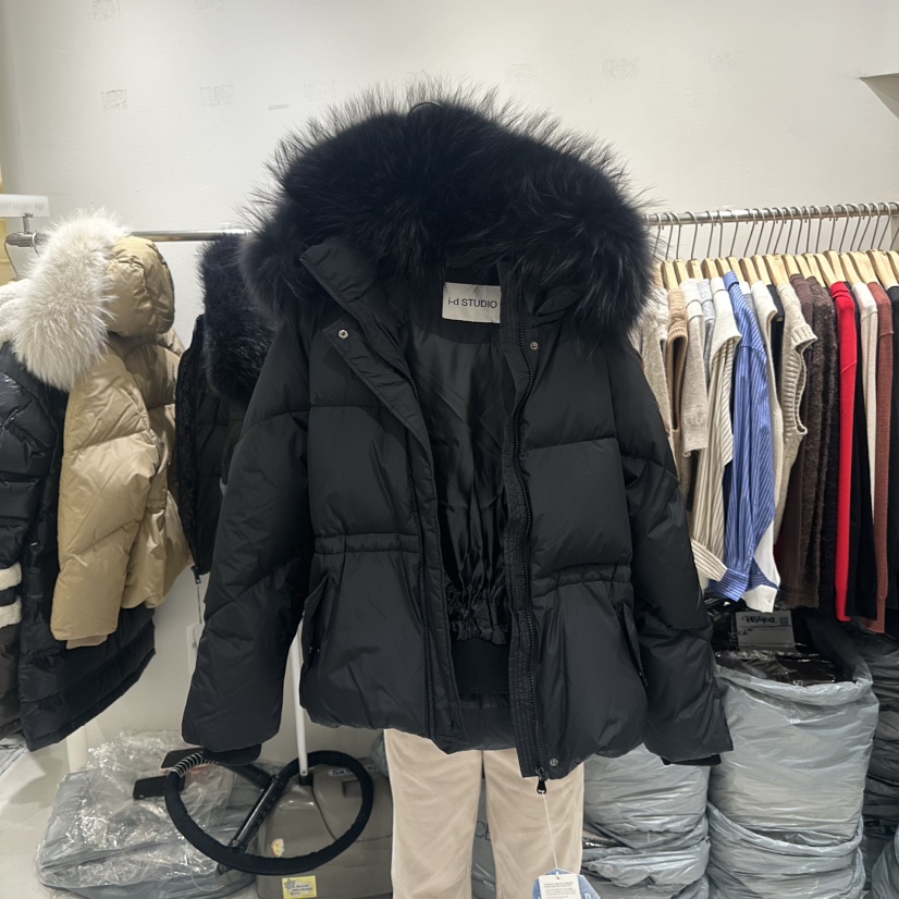 BLUEI-D東大門㊣代購女裝新款真品推薦人氣職業短款羽絨服Blue i-d/N SHARP短款羽絨服圖色4