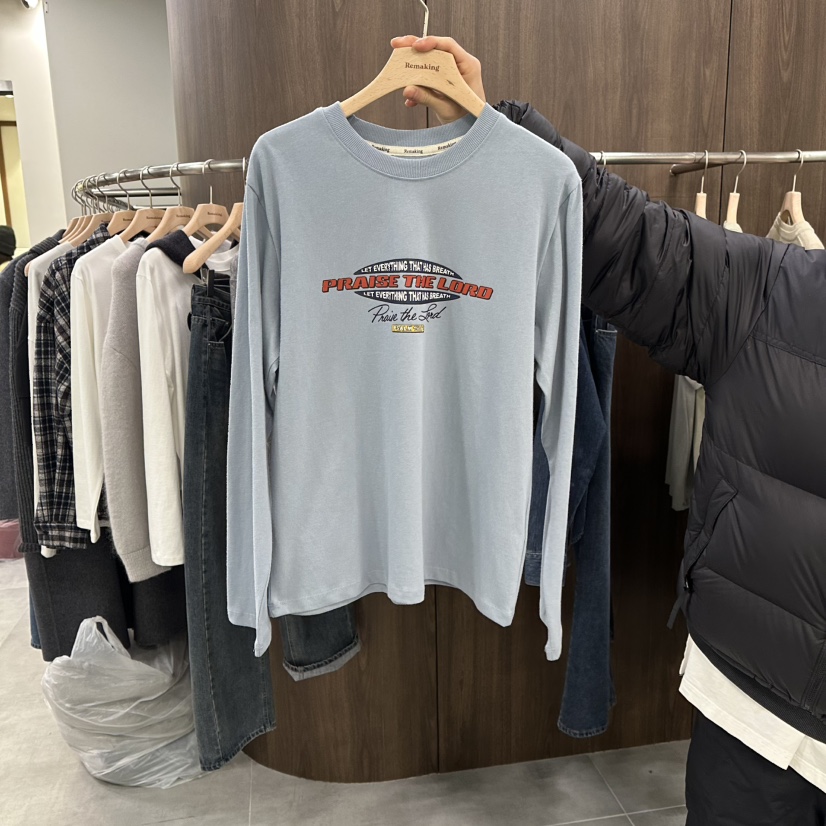 URBANSTORY/REMAKING東大門㊣直郵女士新款推薦真品長袖T恤Remaking/URBANSTORY長袖T恤圖色3