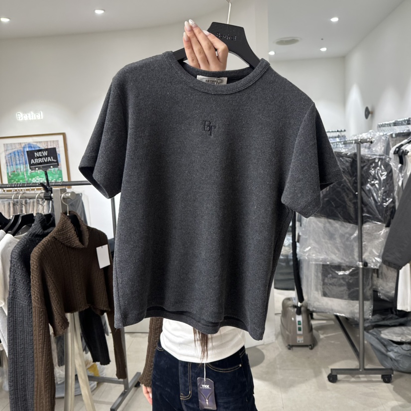 BETHEL東大門㊣直郵女裝新品人氣職業真品休閑推薦時尚熱賣T恤BETHELT恤圖色3