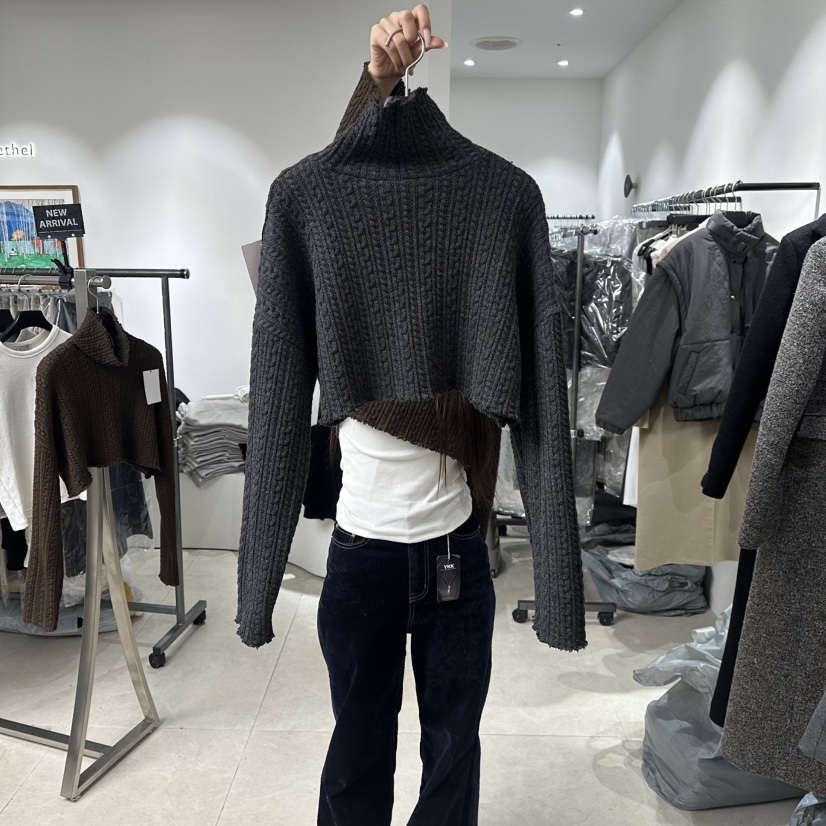 BETHEL東大門㊣直郵女裝新款熱賣25秋冬人氣休閑真品針織衫BETHEL針織衫