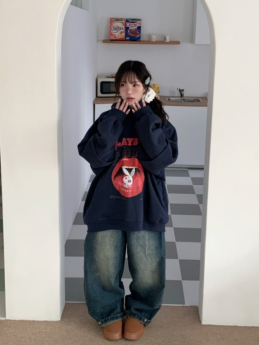 MAISONDEGLORY韓國代購㊣女裝新款熱賣推薦25秋冬時尚人氣衛衣MAISON DE GLORY衛衣