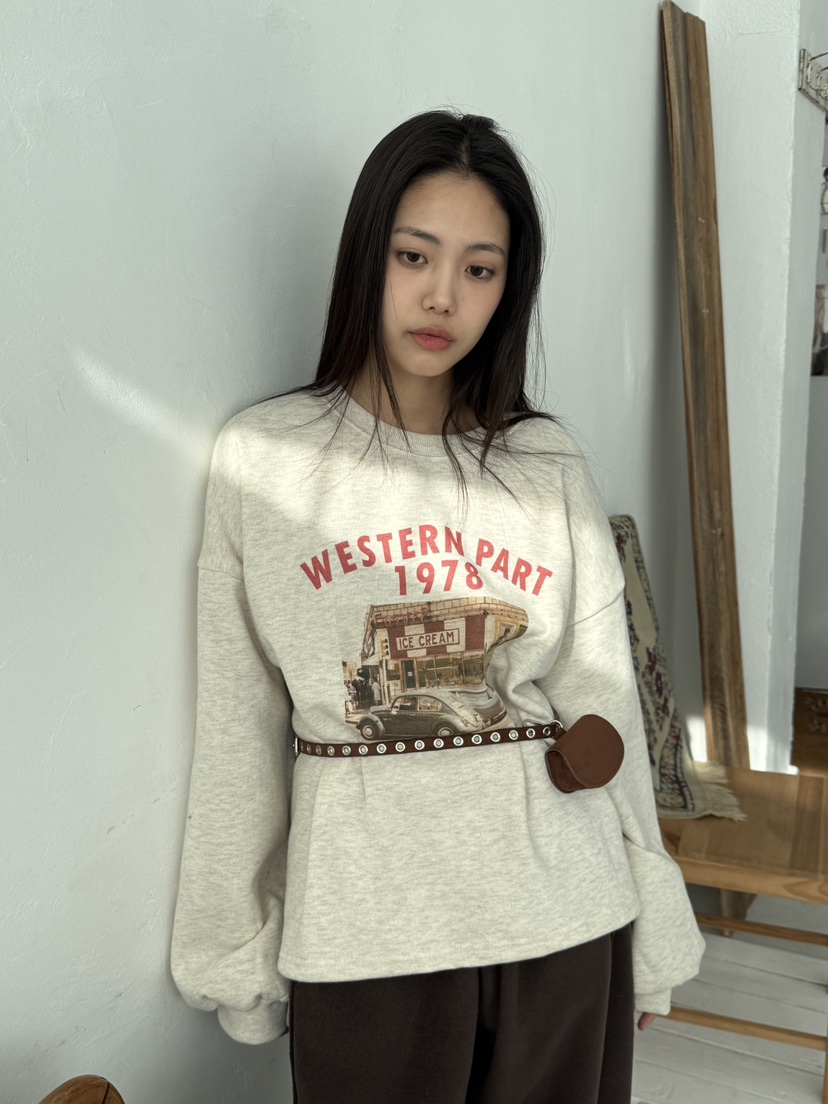 EOMPIT韓國直郵㊣女士新品25秋冬休閑人氣推薦衛衣不含腰包EOMPIT衛衣