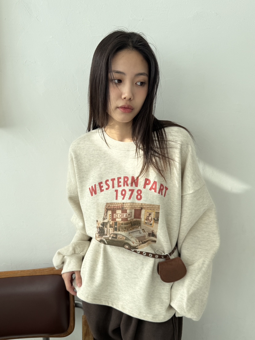 EOMPIT韓國直郵㊣女士新品25秋冬休閑人氣推薦衛衣不含腰包EOMPIT衛衣