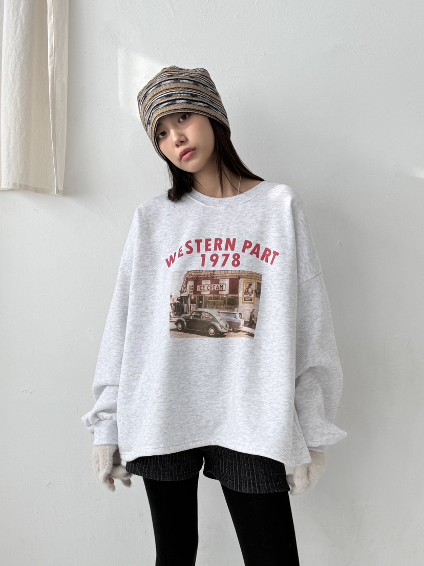 EOMPIT韓國直郵㊣女士新品25秋冬休閑人氣推薦衛衣不含腰包EOMPIT衛衣