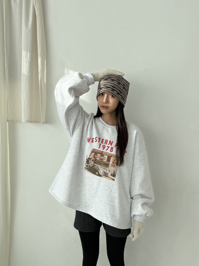 EOMPIT韓國直郵㊣女士新品25秋冬休閑人氣推薦衛衣不含腰包EOMPIT衛衣