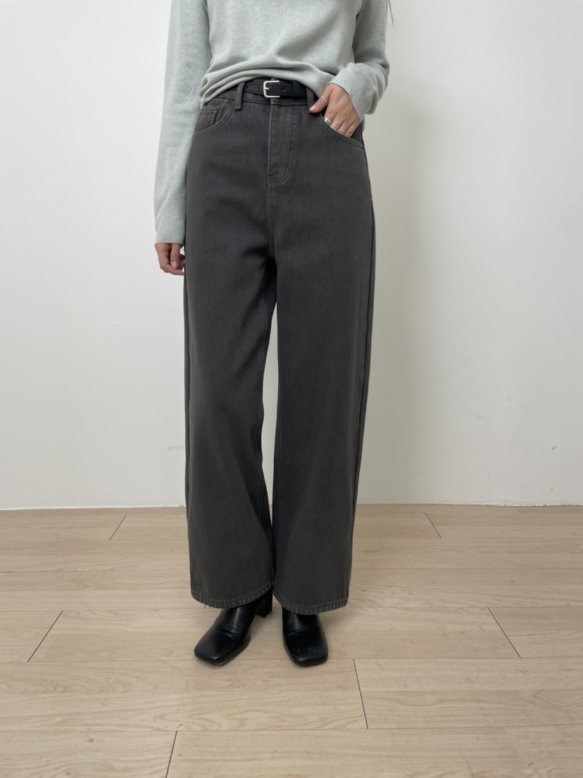 MILLIMETER東大門㊣直郵女裝新品25秋冬推薦休閑褲不含腰帶MILLIMETER/MGML休閑褲