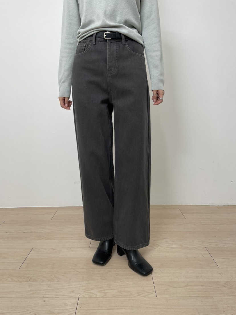 MILLIMETER東大門㊣直郵女裝新品25秋冬推薦休閑褲不含腰帶MILLIMETER/MGML休閑褲