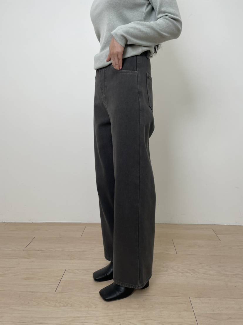 MILLIMETER東大門㊣直郵女裝新品25秋冬推薦休閑褲不含腰帶MILLIMETER/MGML休閑褲