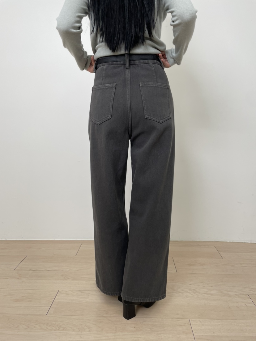 MILLIMETER東大門㊣直郵女裝新品25秋冬推薦休閑褲不含腰帶MILLIMETER/MGML休閑褲