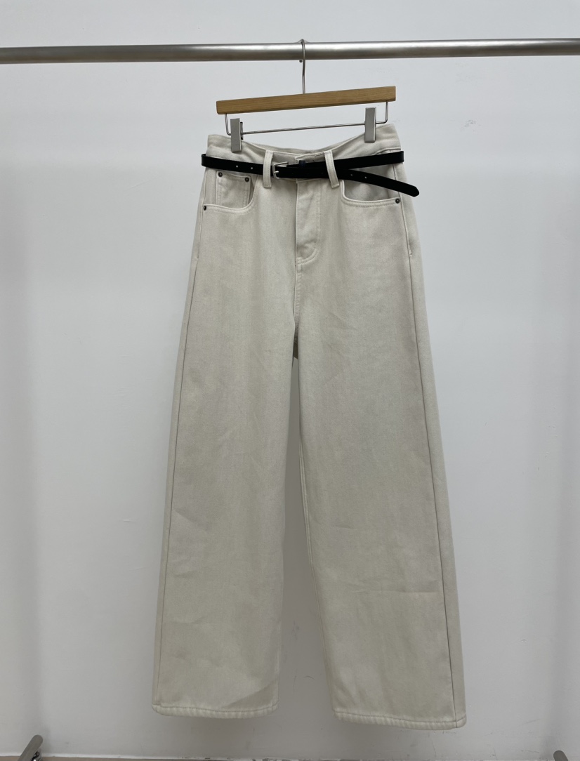 MILLIMETER東大門㊣直郵女裝新品25秋冬推薦休閑褲不含腰帶MILLIMETER/MGML休閑褲圖色1