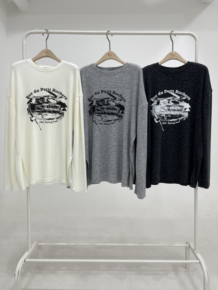 REIZ東大門㊣實拍女士新款職業時尚休閑人氣推薦熱賣長袖T恤REIZ長袖T恤