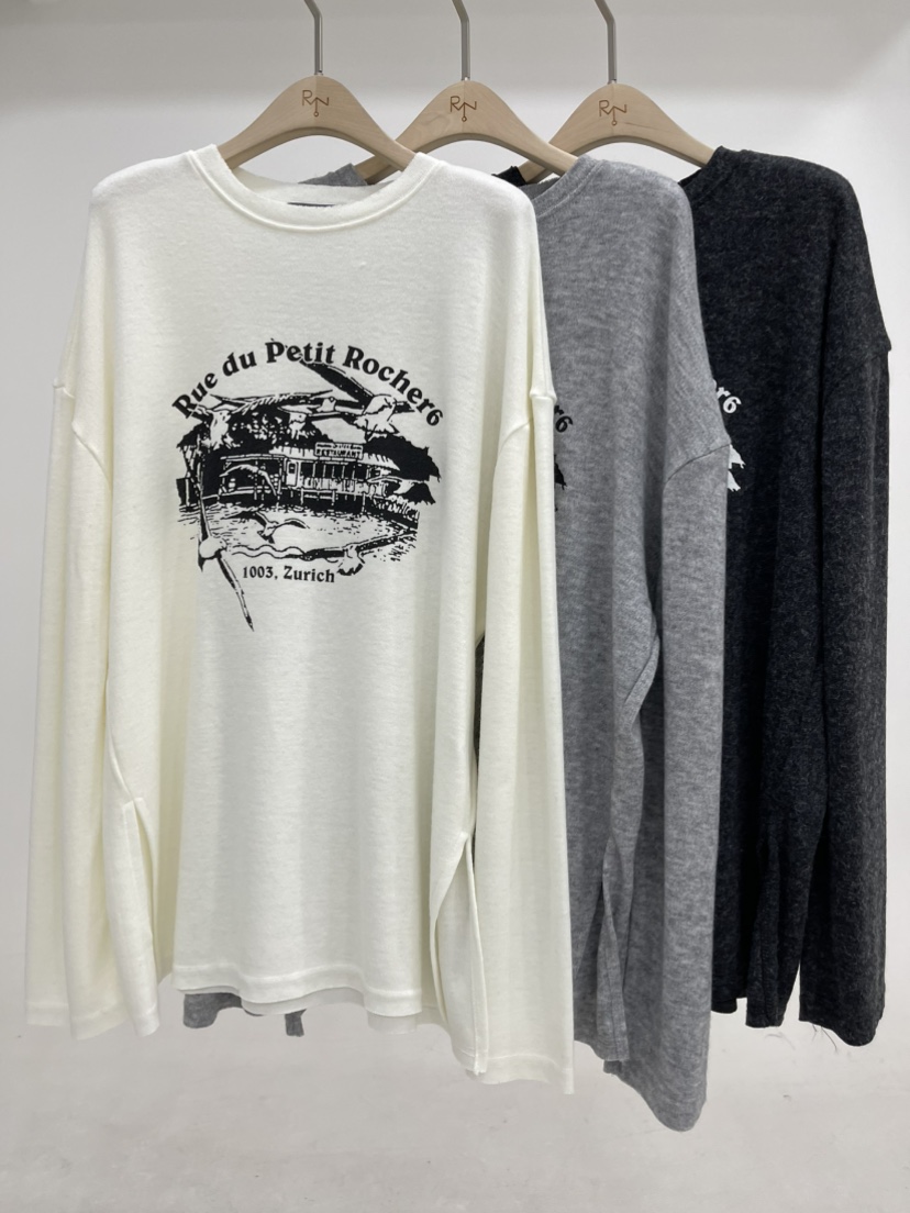 REIZ東大門㊣實拍女士新款職業時尚休閑人氣推薦熱賣長袖T恤REIZ長袖T恤