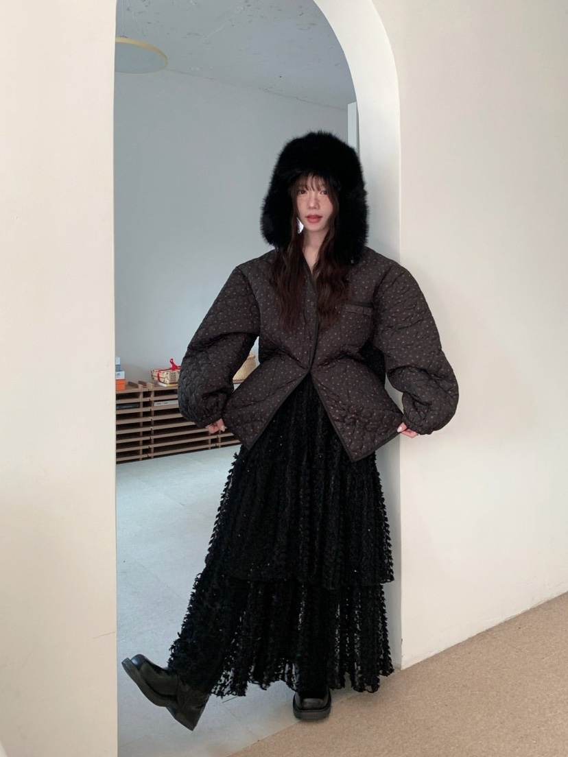 MAISONDEGLORY韓國代購㊣女裝新品休閑25秋冬時尚推薦熱賣長裙MAISON DE GLORY長裙