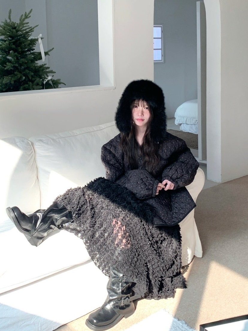 MAISONDEGLORY韓國代購㊣女裝新品休閑25秋冬時尚推薦熱賣長裙MAISON DE GLORY長裙