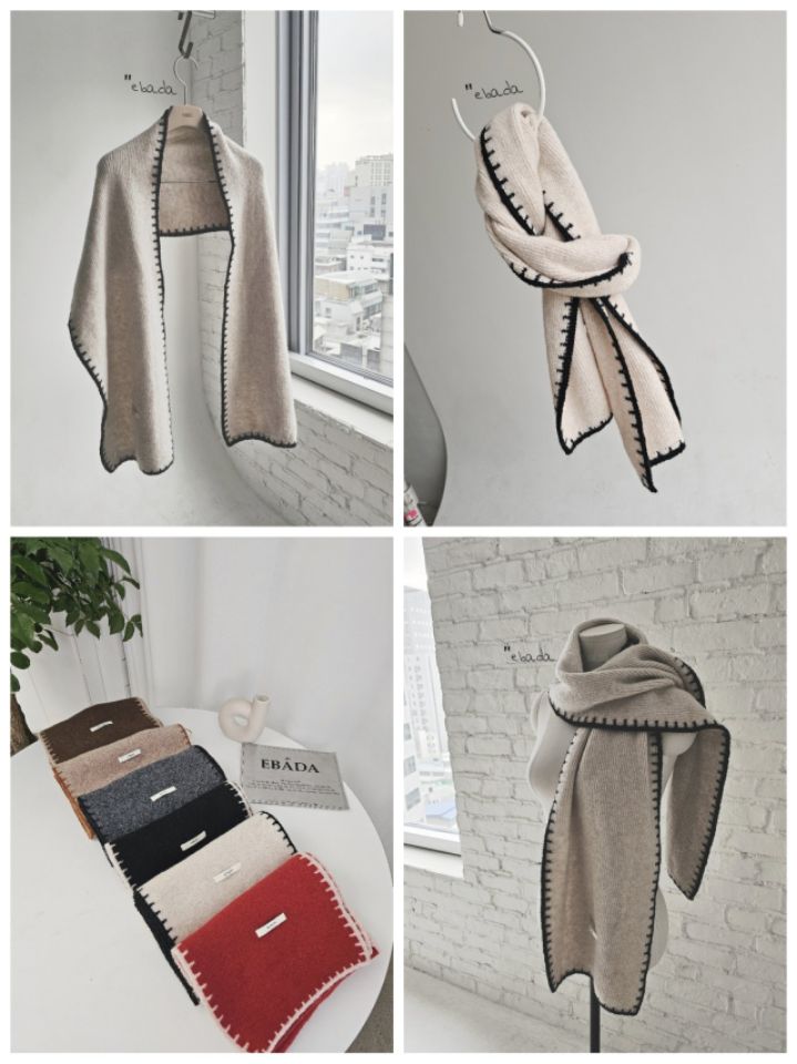 EBADA韓國直郵㊣女士新品休閑人氣25秋冬熱賣職業推薦圍巾披肩EBADA圍巾/披肩