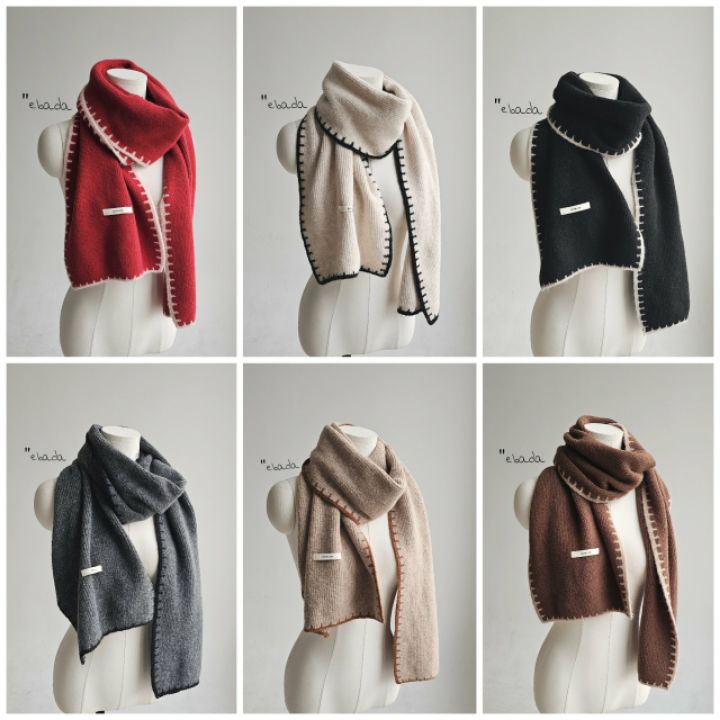 EBADA韓國直郵㊣女士新品休閑人氣25秋冬熱賣職業推薦圍巾披肩EBADA圍巾/披肩