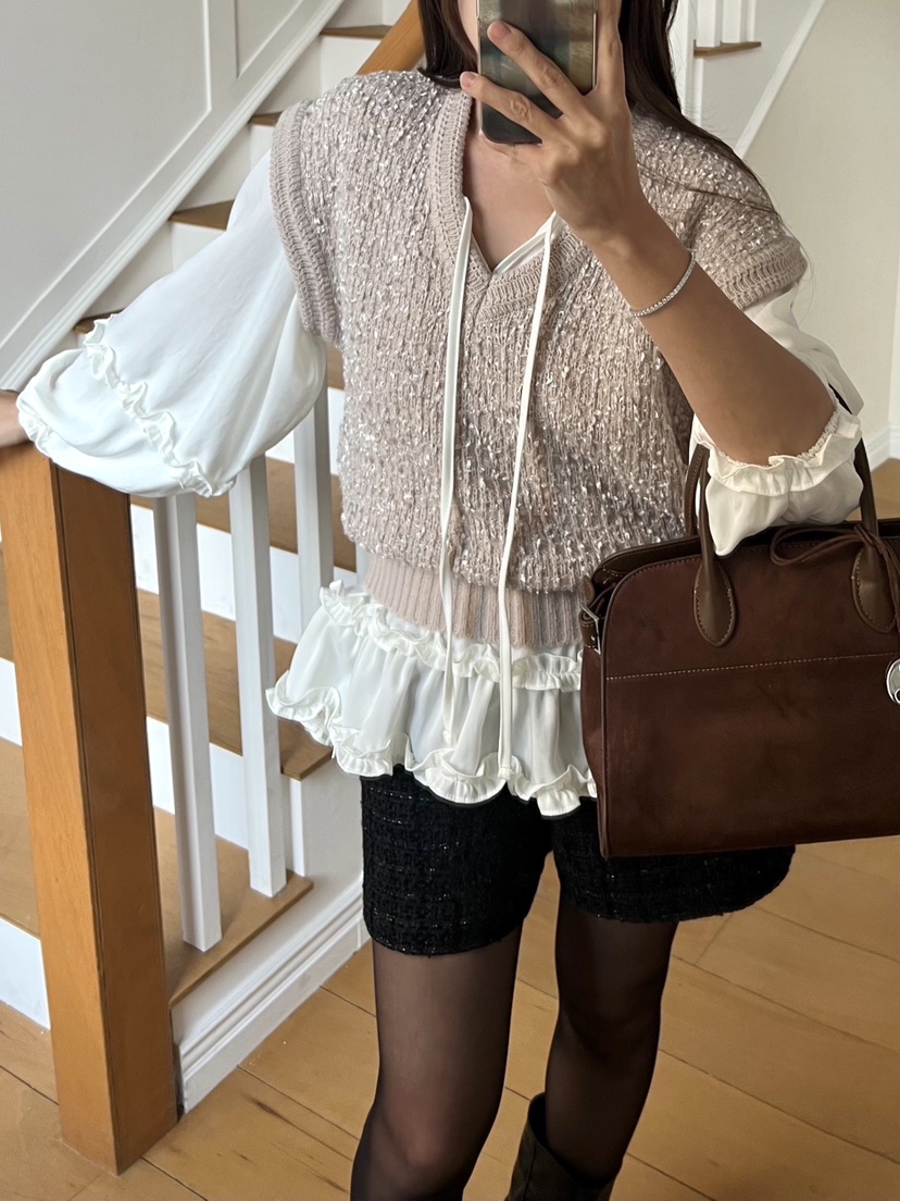 BOLD韓國直郵㊣女士新品時尚人氣25秋冬推薦休閑襯衫蕾絲衫BOLD襯衫/蕾絲衫