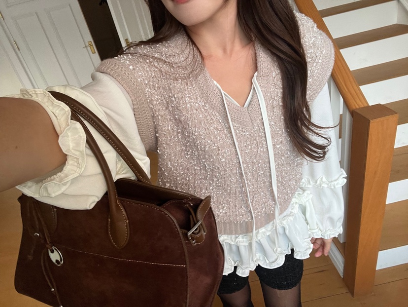 BOLD韓國直郵㊣女士新品時尚人氣25秋冬推薦休閑襯衫蕾絲衫BOLD襯衫/蕾絲衫