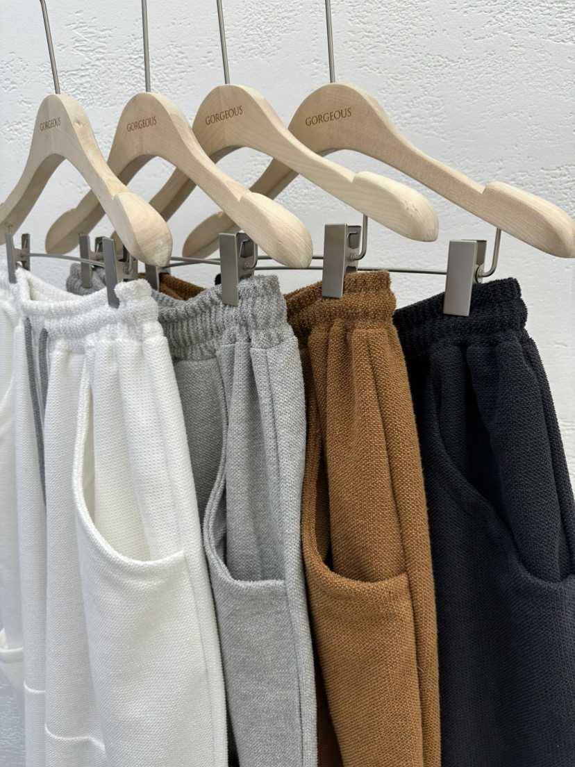 GORGEOUS韓國代購㊣女士新品職業25秋冬熱賣人氣休閑休閑褲GORGEOUS休閑褲