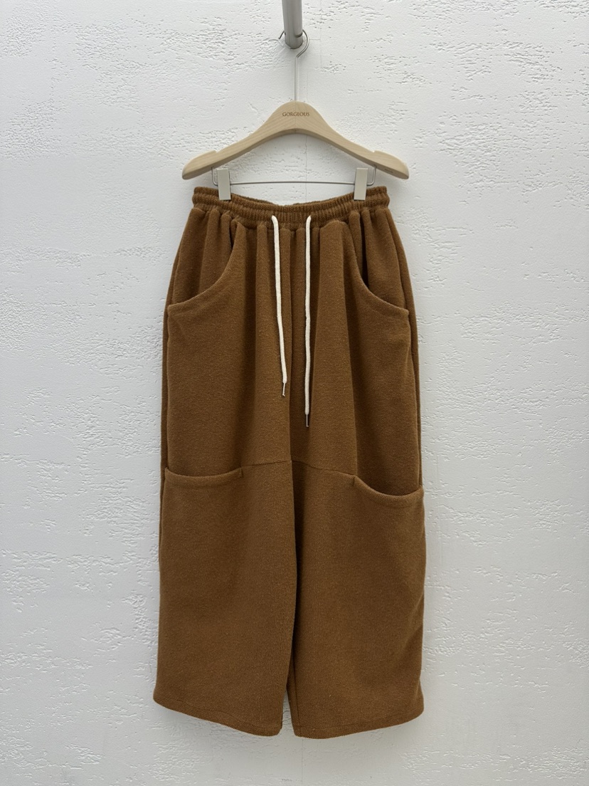 GORGEOUS韓國代購㊣女士新品職業25秋冬熱賣人氣休閑休閑褲GORGEOUS休閑褲圖色3