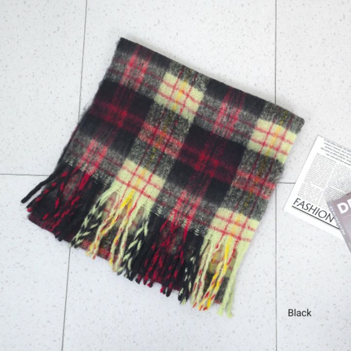 EBADA東大門㊣代購女裝新款人氣職業25秋冬熱賣休閑圍巾披肩EBADA圍巾/披肩圖色1