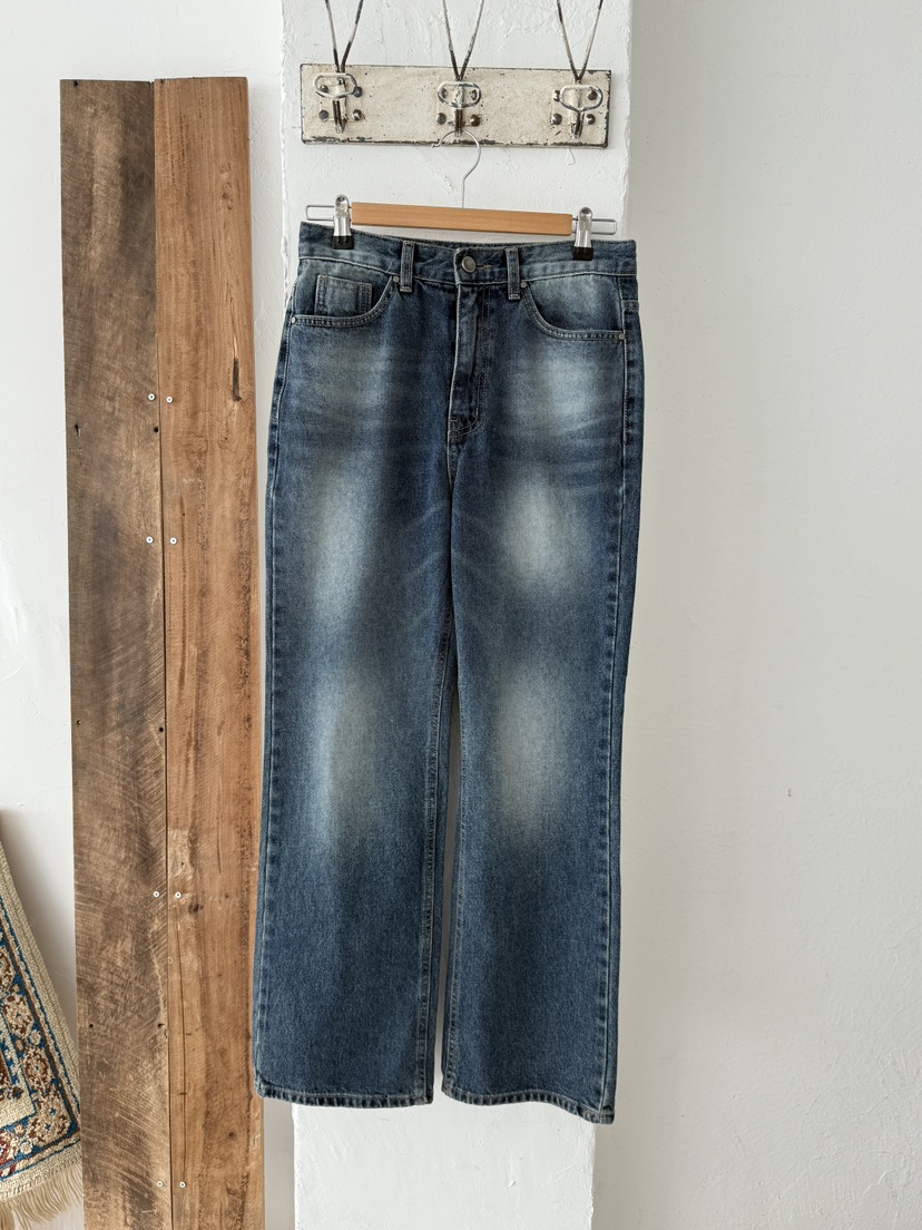 EOMPIT韓國直郵㊣女士新款25秋冬熱賣推薦人氣時尚休閑牛仔褲EOMPIT牛仔褲圖色1