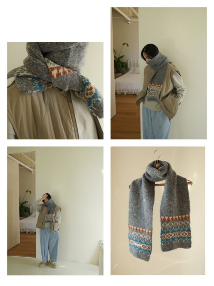 EBADA東大門㊣實拍女裝新品休閑時尚推薦熱賣25秋冬圍巾披肩EBADA圍巾/披肩