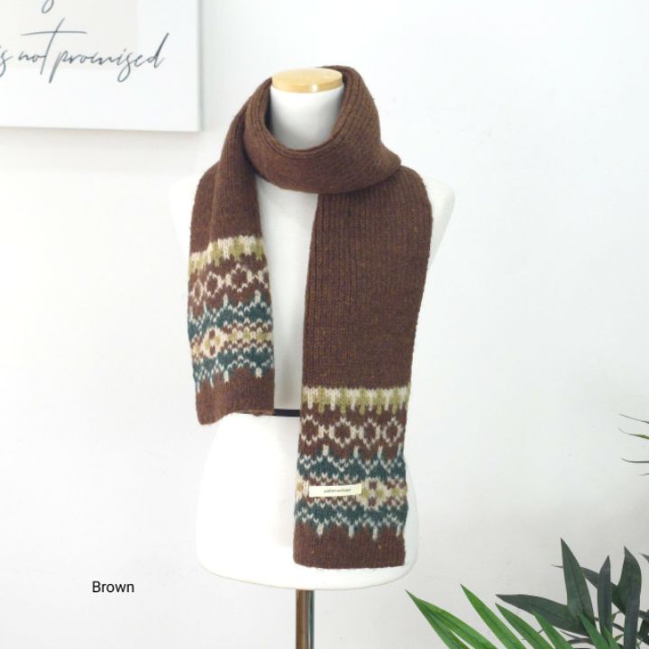 EBADA東大門㊣實拍女裝新品休閑時尚推薦熱賣25秋冬圍巾披肩EBADA圍巾/披肩圖色1