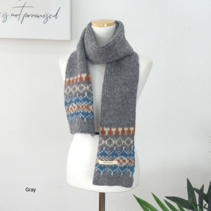 EBADA東大門㊣實拍女裝新品休閑時尚推薦熱賣25秋冬圍巾披肩EBADA圍巾/披肩圖色5