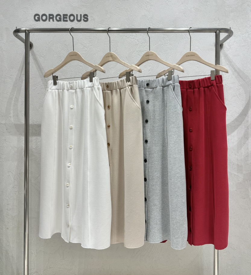 GORGEOUS東大門㊣代購女士新款休閑職業25秋冬時尚熱賣長裙GORGEOUS長裙