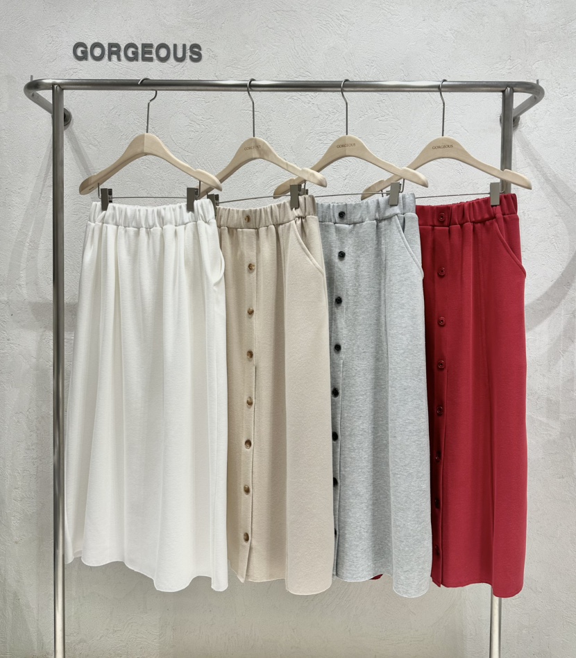 GORGEOUS東大門㊣代購女士新款休閑職業25秋冬時尚熱賣長裙GORGEOUS長裙