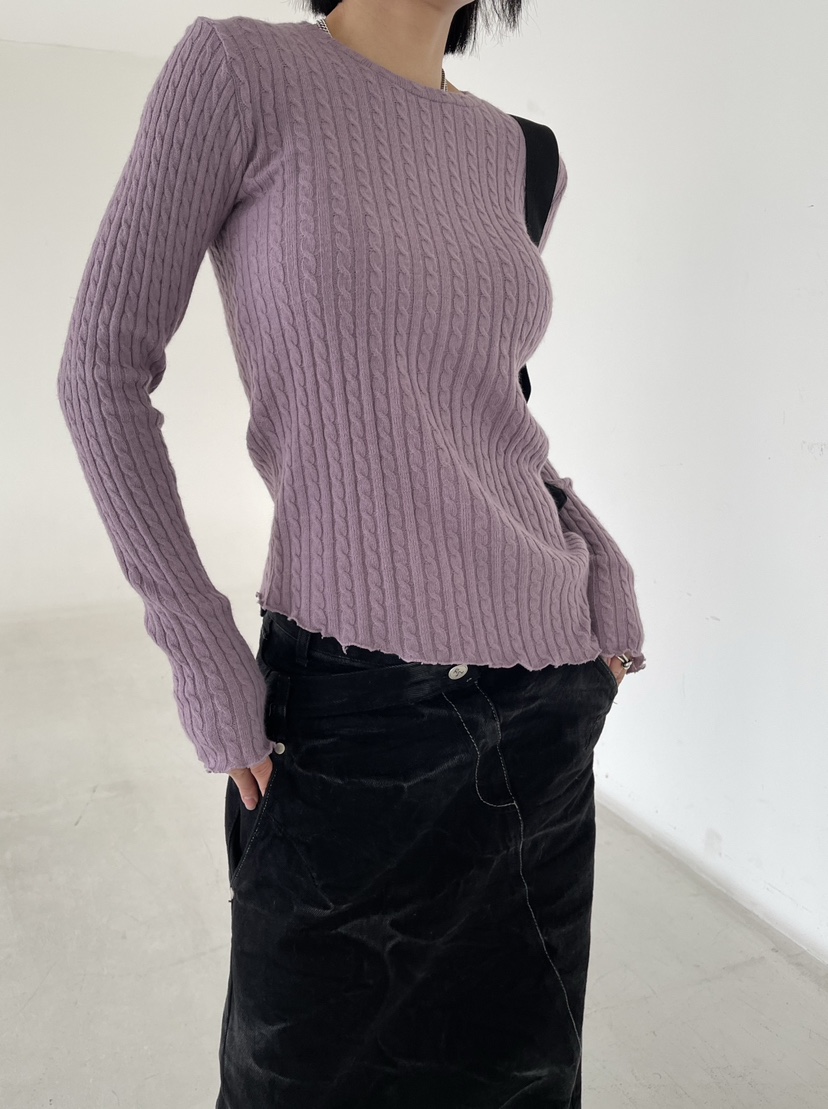 REIZ韓國代購㊣女裝新品時尚推薦熱賣休閑人氣針織衫麻花針織REIZ針織衫