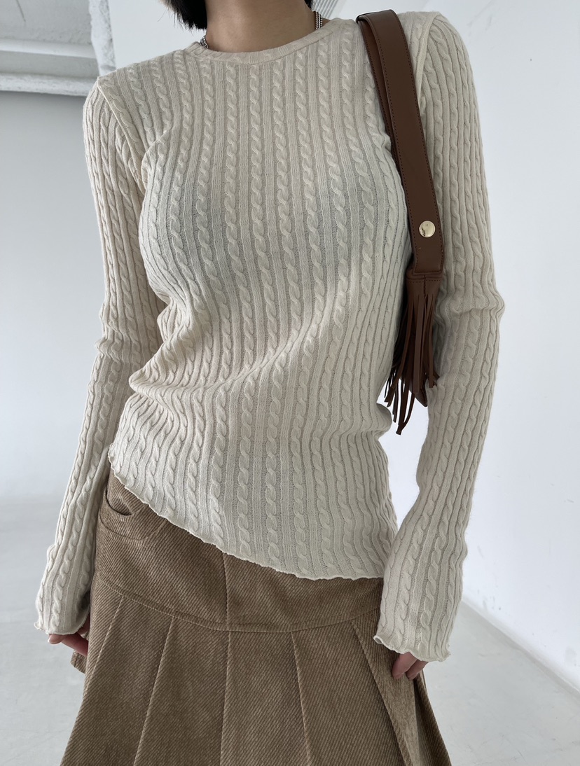 REIZ韓國代購㊣女裝新品時尚推薦熱賣休閑人氣針織衫麻花針織REIZ針織衫