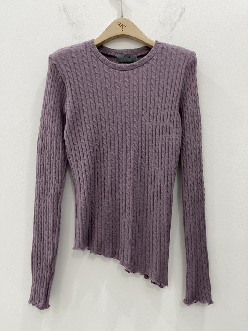 REIZ韓國代購㊣女裝新品時尚推薦熱賣休閑人氣針織衫麻花針織REIZ針織衫圖色2