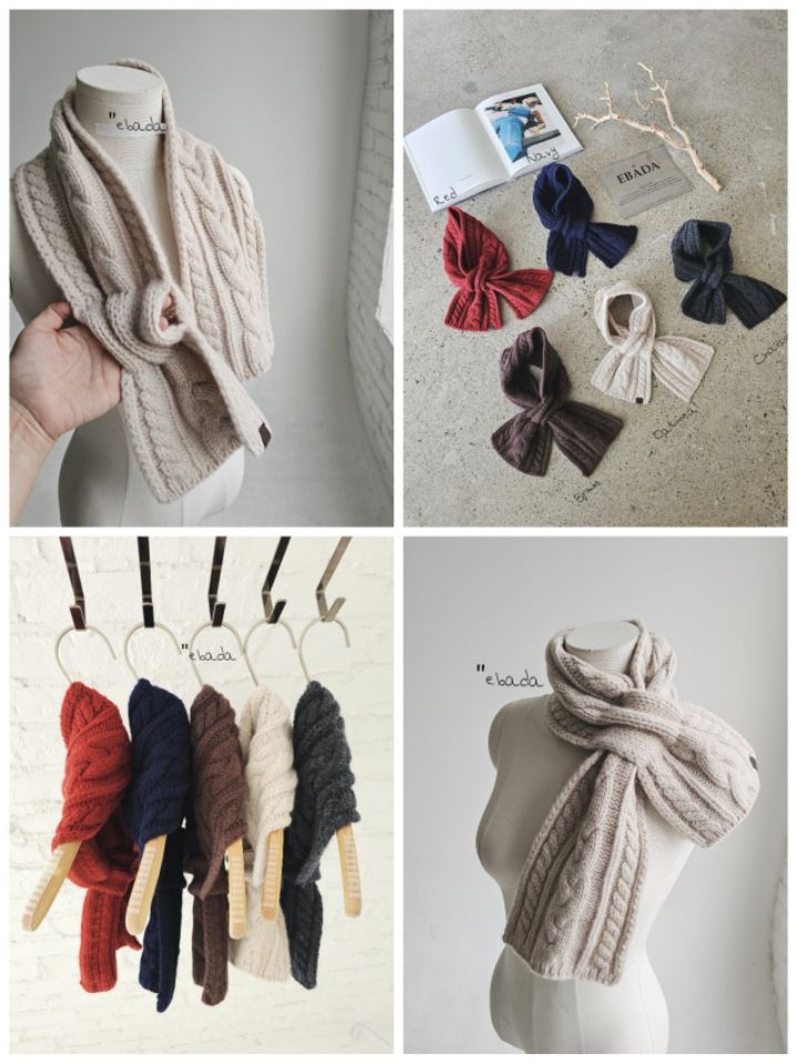 EBADA東大門㊣代購女士新品職業推薦25秋冬人氣時尚圍巾披肩EBADA圍巾/披肩