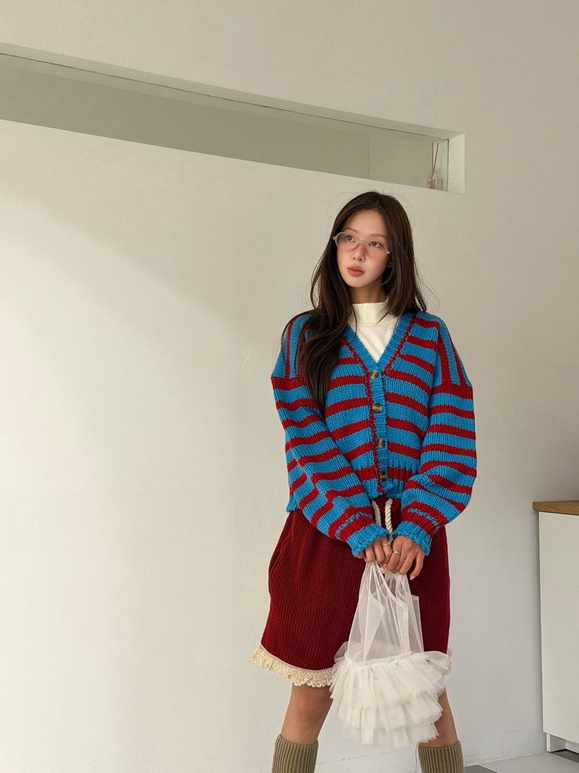 MAISONDEGLORY東大門㊣直郵女裝新品休閑針織衫不含內搭開衫MAISON DE GLORY針織衫