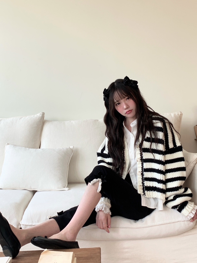 MAISONDEGLORY東大門㊣直郵女裝新品休閑針織衫不含內搭開衫MAISON DE GLORY針織衫