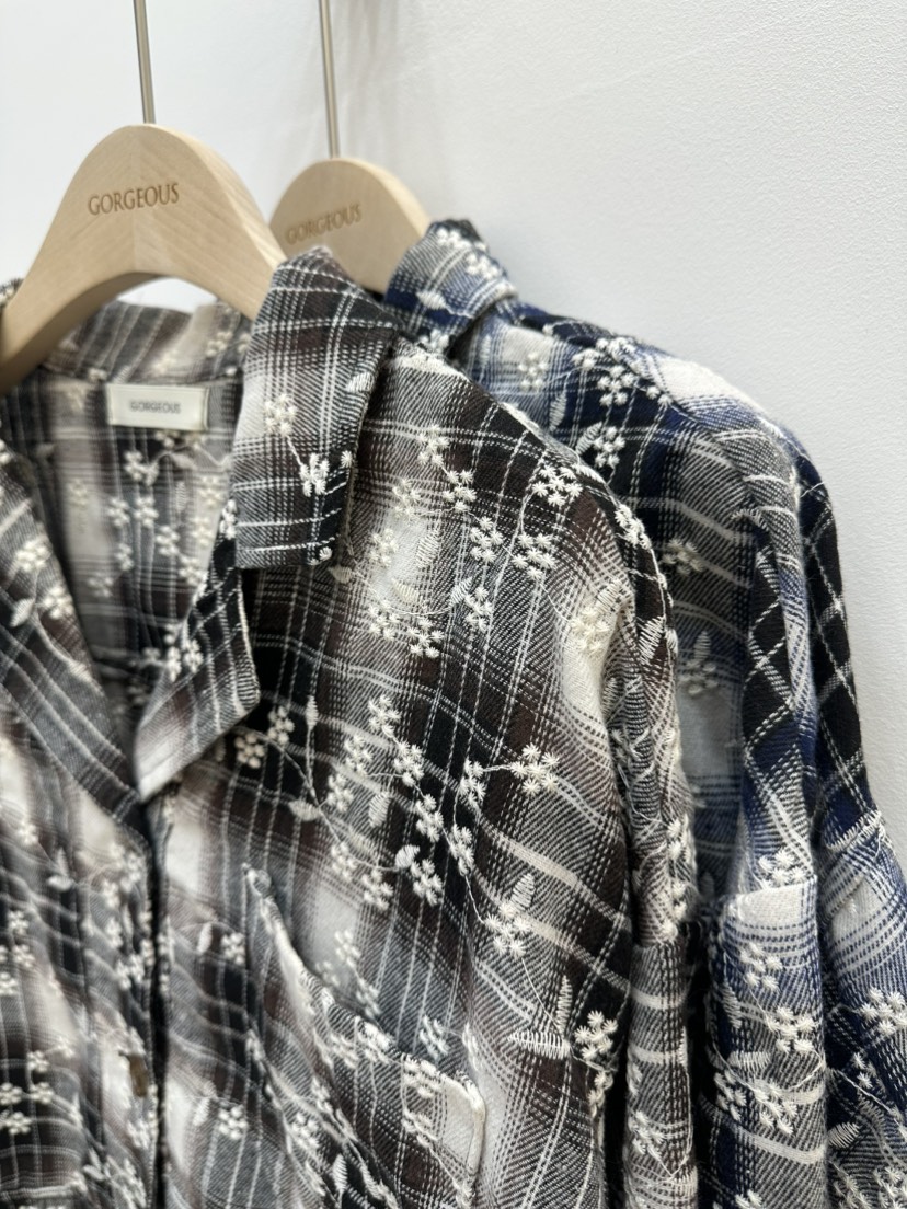 GORGEOUS東大門㊣代購女裝新品人氣25秋冬休閑真品襯衫蕾絲衫GORGEOUS襯衫/蕾絲衫