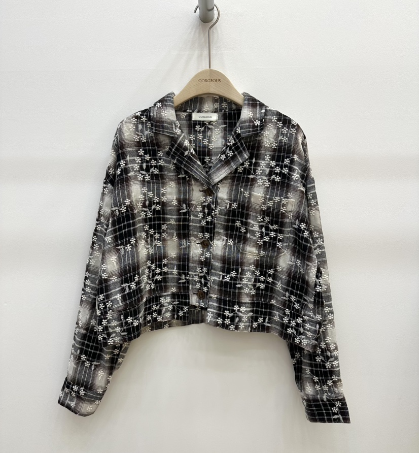 GORGEOUS東大門㊣代購女裝新品人氣25秋冬休閑真品襯衫蕾絲衫GORGEOUS襯衫/蕾絲衫圖色1