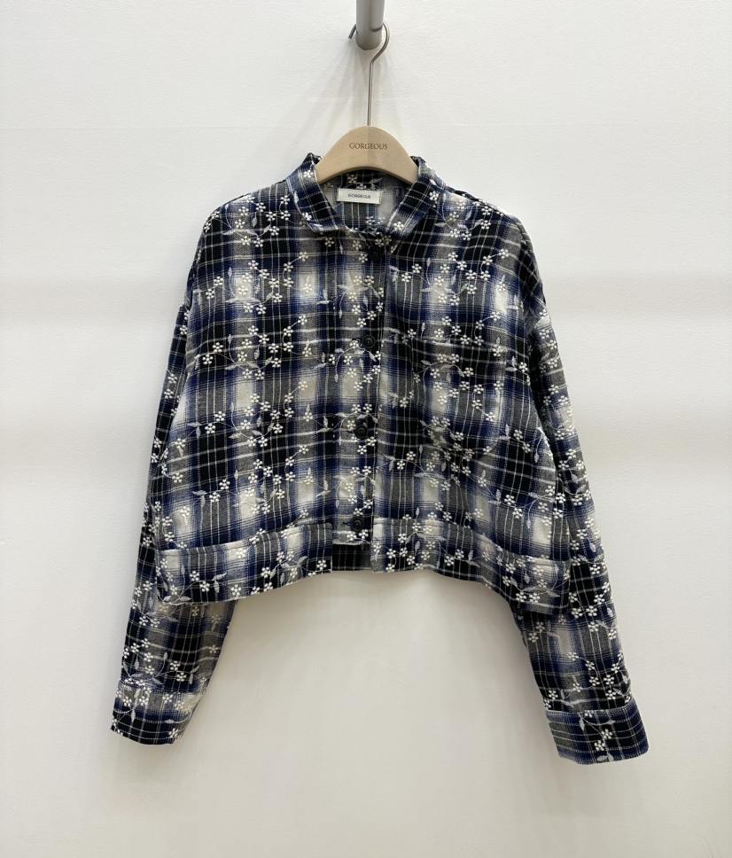 GORGEOUS東大門㊣代購女裝新品人氣25秋冬休閑真品襯衫蕾絲衫GORGEOUS襯衫/蕾絲衫圖色2