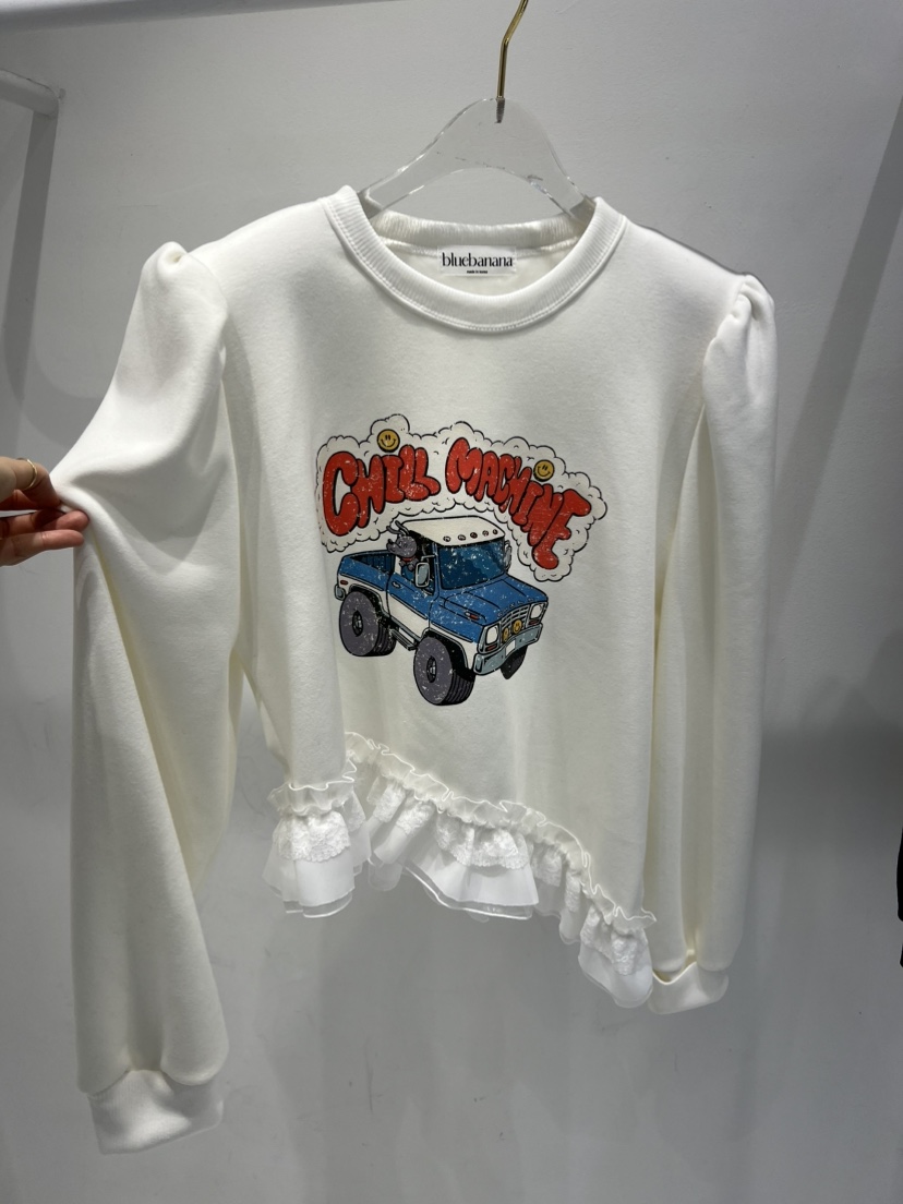 BLUE BANANA東大門㊣代購女裝新款25秋冬休閑職業真品衛衣BLUE BANANA衛衣圖色1