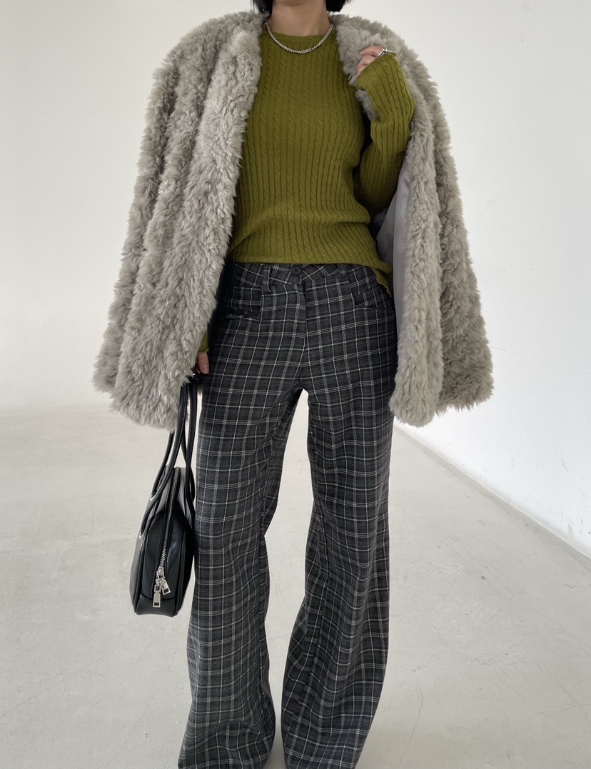 REIZ韓國代購㊣女士新品休閑熱賣真品時尚25秋冬職業短款大衣REIZ短款大衣