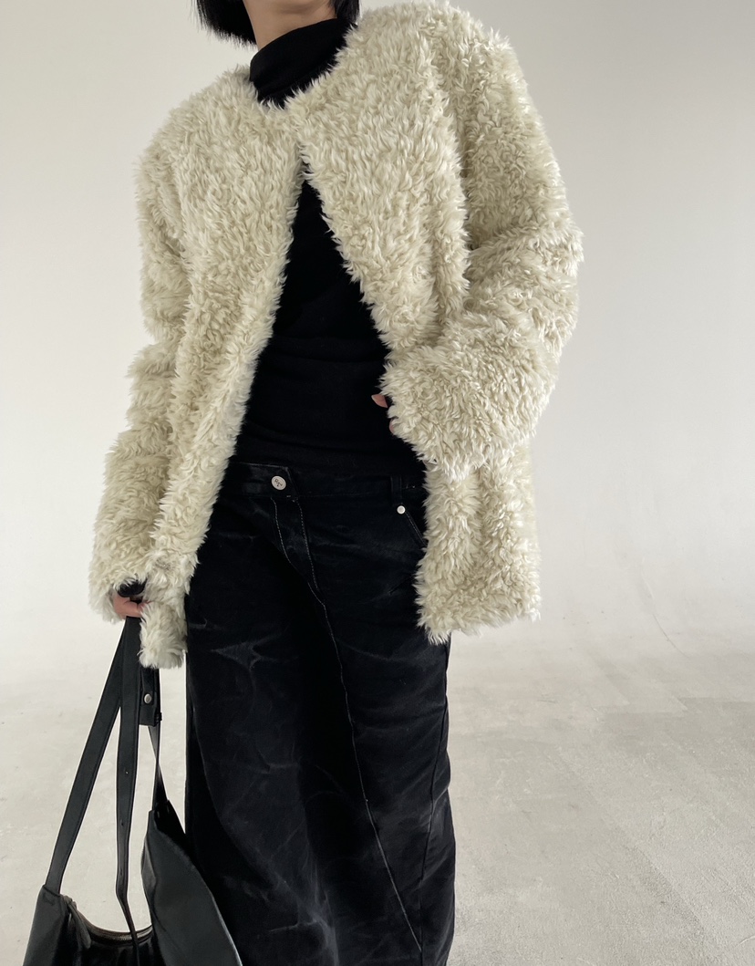 REIZ韓國代購㊣女士新品休閑熱賣真品時尚25秋冬職業短款大衣REIZ短款大衣