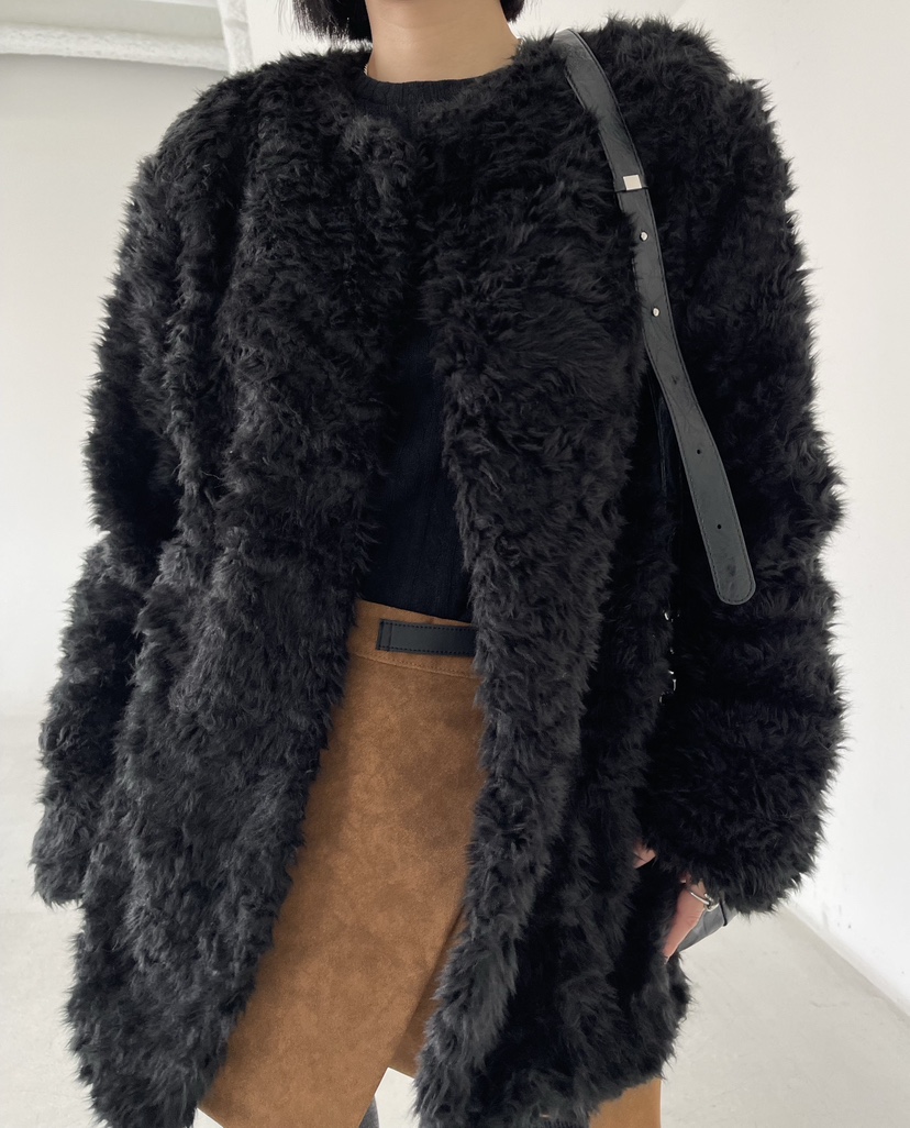 REIZ韓國代購㊣女士新品休閑熱賣真品時尚25秋冬職業短款大衣REIZ短款大衣