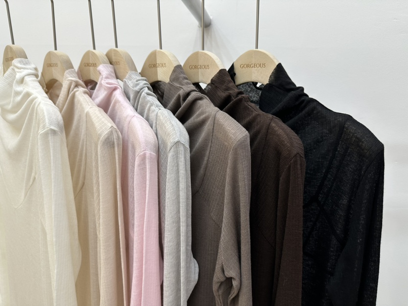 GORGEOUS韓國代購㊣女裝新品熱賣真品休閑25秋冬職業長袖T恤GORGEOUS長袖T恤